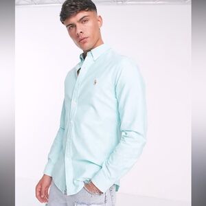 NWT Polo Ralph Lauren Men's Classic Fit Long Sleeve Light Blue Men’s Sz XL‎ TG